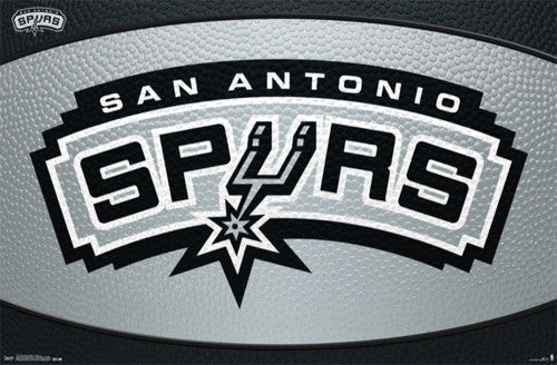 San Antonio Spurs NBA Basketball Official Team Logo Poster - Trends International
