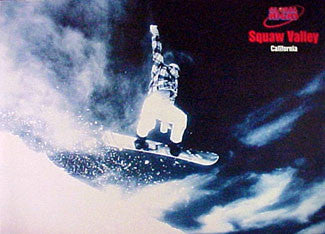 "Squaw Valley" Snowboarding - Pyramid Posters 1995