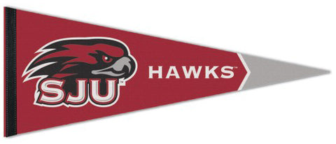 Saint Joseph's University Hawks Official NCAA Team Logo Premium Felt Pennant - Wincraft Inc.