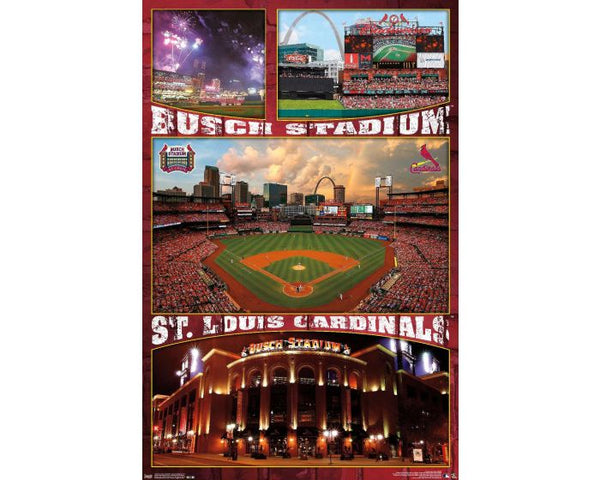 St. Louis Cardinals Busch Stadium Celebration Official MLB Baseball –  Sports Poster Warehouse