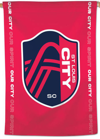 St. Louis City SC Official MLS Soccer Team Logo Wall BANNER - Wincraft Inc.