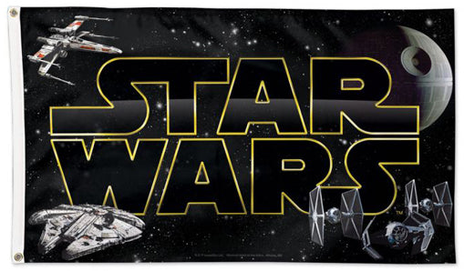 Star Wars 1977 "Core Logo" Official 3'x5' DELUXE Banner Flag - Wincraft