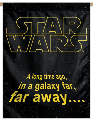 Star Wars Opening Scroll "A Long Time Ago" 28x40 Vertical Banner - Wincraft Inc.