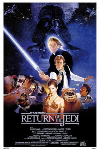 Star Wars Return of the Jedi (1983) Official Original One-Sheet Movie Poster Reprint - Grupo Erik