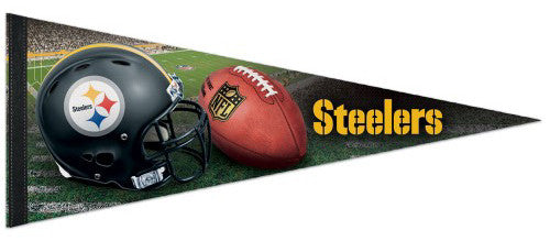 Pittsburgh Steelers Football Official NFL Premium Felt Collector's Pennant - Wincraft