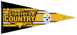 Pittsburgh Steelers "Steelers Country" Oversized Premium Felt Pennant