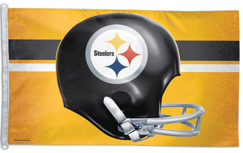 Pittsburgh Steelers 'Helmet' Official NFL Football 3'x5' Flag - Wincraft  Inc. – Sports Poster Warehouse