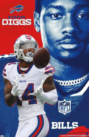 Stefon Diggs "Superstar" Buffalo Bills NFL Action Poster - Trends International