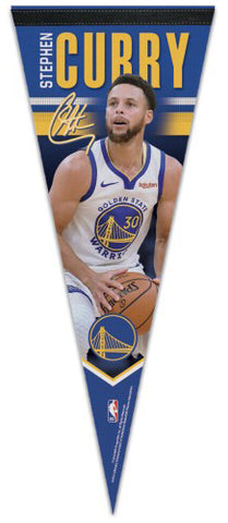 Stephen Curry "Signature Series" Golden State Warriors Premium Felt Collector's PENNANT - Wincraft