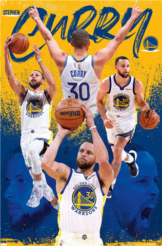 Stephen Curry "Superstar" Golden State Warriors NBA Basketball Poster - Costacos Sports 2022