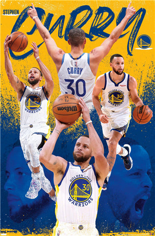 Stephen Curry Superstar Golden State Warriors NBA Basketball Poster Stephen Curry Superstar Golden State Warriors NBA Basketball Poster