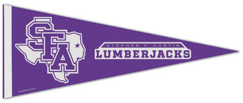Stephen F. Austin Lumberjacks Official NCAA Team Logo Premium Felt Pennant - Wincraft Inc.