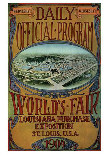 St. Louis 1904 Olympic Games Official Poster Reprint - Olympic Museum