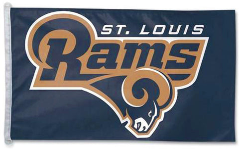 St. Louis Rams Official NFL Football Team Logo 3' x 5' Flag - Wincraft Inc.