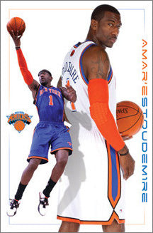 Amar'e Stoudemire "New York 1" New York Knicks NBA Basketball Poster - Costacos 2010