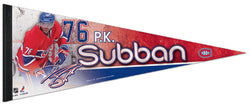 PK Subban "Superstar" Montreal Canadiens Premium Felt Collector's Pennant - Wincraft 2013