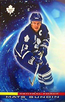 Mats Sundin "Central Force" Toronto Maple Leafs Poster - Costacos 2000