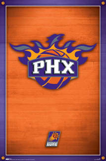 Phoenix Suns NBA Basketball Official Team Logo Poster (2007) - Costacos Sports