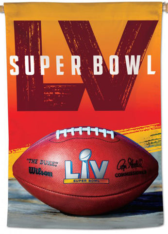 Super Bowl LV (Tampa 2021) Official NFL Championship Event 28x40 BANNER Flag - Wincraft Inc.