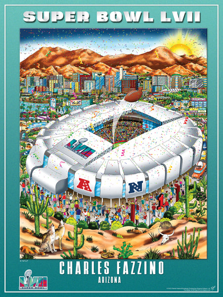 Super Bowl LVII (2023) Eagles vs. Chiefs Dueling Helmets Official Pr –  Sports Poster Warehouse