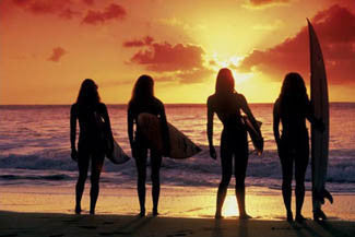 Surfing Girls "Surf Babes" Poster - Pyramid