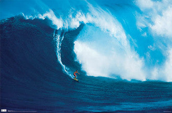 Surfing Action "Big Wave Surfer" Poster - Costacos Sports