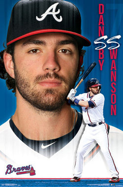 Ronald Acuna Slugger Atlanta Braves MLB Baseball Poster - Trends Int –  Sports Poster Warehouse