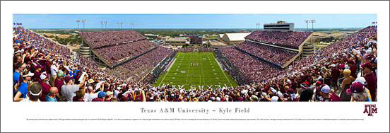 Texas A&M Aggies Football "Opener 2012" Panoramic Poster Print - Blakeway Worldwide