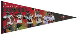 Tampa Bay Buccaneers Super Bowl LV MOMENTS (2021) Extra-Large 17x40 Premium Felt Collector's PENNANT - Wincraft