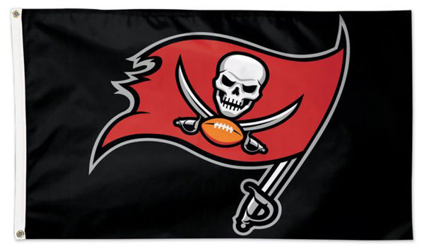 Tampa Bay Buccaneers Official NFL Football Team Logo Deluxe 3' x 5' Flag - Wincraft Inc.