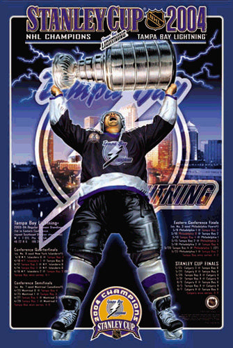 Tampa Bay Lightning Panoramic Poster - Amalie Arena