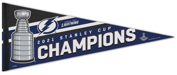 Tampa Bay Lightning Stanley Cup Championship Banner Flag