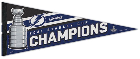 Tampa Bay Lightning 2021 NHL Stanley Cup Champions Premium Felt Pennant - Wincraft Inc.