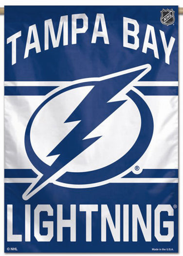 Tampa Bay Lightning Official NHL Hockey Team Premium 28x40 Wall Banner - Wincraft Inc.