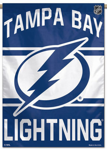 Tampa Bay Lightning Official NHL Hockey Team Premium 28x40 Wall Banner - Wincraft Inc.