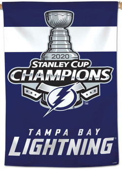 Tampa Bay Lightning 2020 Stanley Cup Champions Premium 28x40 Wall Banner - Wincraft Inc.
