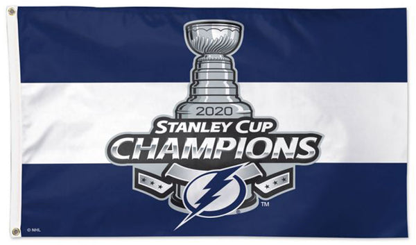 Tampa Bay Lightning 2020 NHL Stanley Cup Champions DELUXE 3'x5' FLAG - Wincraft