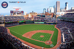 Minnesota Twins Target Field Gameday MLB Baseball Stadium Poster - Costacos Sports