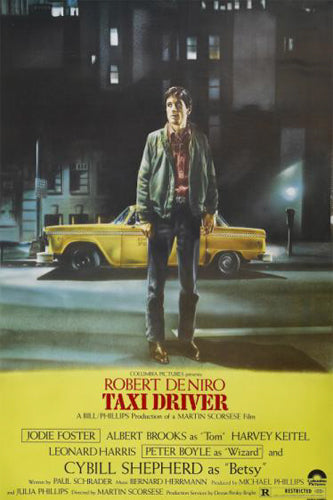 Martin Scorsese's TAXI DRIVER (1976) Classic Movie Poster Reprint (24x36) - Image Source International