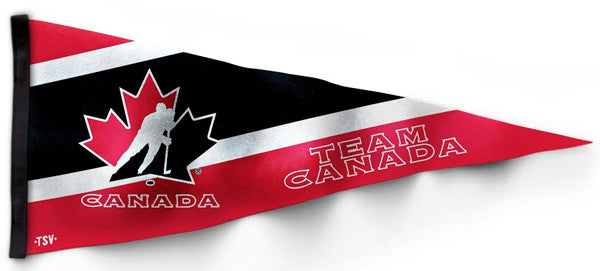 Team Canada Hockey Official Premium Felt Pennant - The Sports Vault Canada