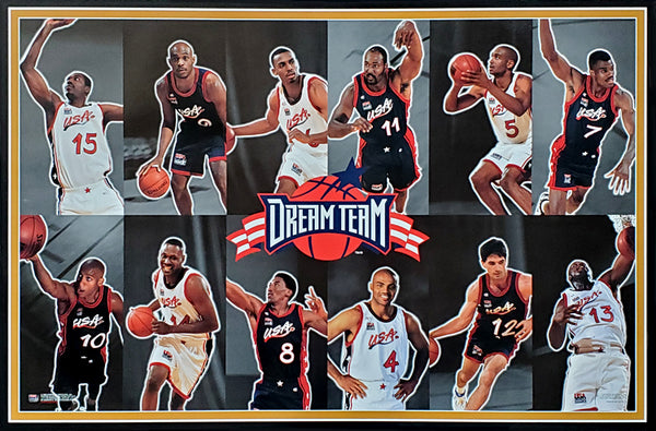 Team USA Basketball 1996 Olympics Dream Team Official Poster 