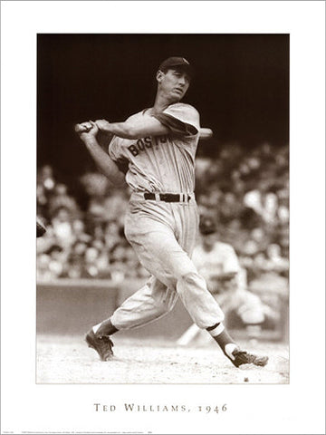 Ted Williams Boston Red Sox 1946 Premium Poster - New York Graphic Society/Everett Collection