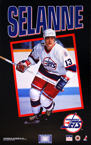 TIE DOMI Winnipeg Jets 1993 CCM Vintage Throwback Home NHL Hockey