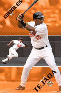 Miguel Tejada "Double Action" Baltimore Orioles Poster - Costacos 2006