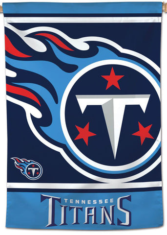 Tennessee Titans Official NFL Team Logo Style Team 28x40 Wall BANNER - Wincraft Inc.