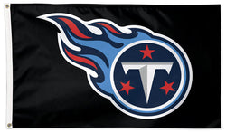 Tennessee Titans Official NFL Football 3'x5' Deluxe-Edition Flag - Wincraft Inc.