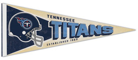 Tennessee Titans NFL Retro-Style Premium Felt Collector's Pennant - Wincraft Inc.