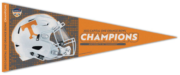 Tennessee Volunteers Football 2022 Orange Bowl Champions Premium Felt Collector's Pennant - Wincraft