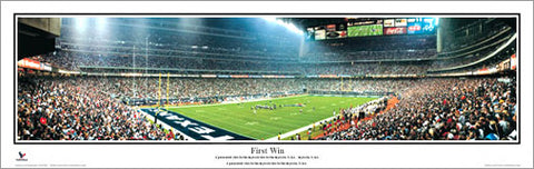 Houston Texans "First Win" (2002) Reliant Stadium Panoramic Poster Print - Everlasting Images