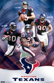 Houston Texans "Superstars" Poster - Costacos Sports 2011
